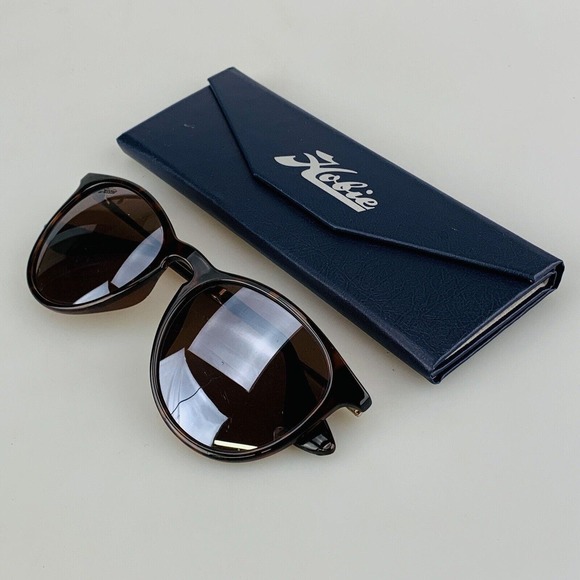 Hobie Sunglasses mod. Maywood Tortoise Brown Round Polarized Keyhole Gold + Case - Picture 11 of 11